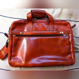 Bosca Leather Stringer Bag, (Almost New!) $750 In-Store Price